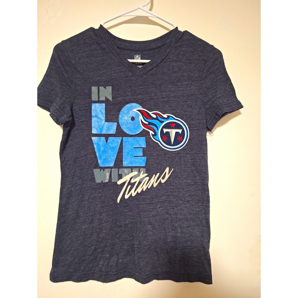 Tennessee Titans Outerstuff NFL Girls Navy Blue "In Love With" Triblend T-Shirt